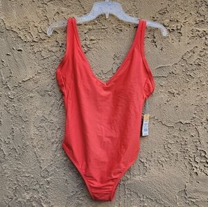 Kona Sol Orange One Piece Swimsuit
